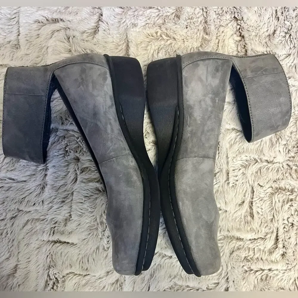 Dansko Gray Ankle Strap Loafers - Picture 5 of 8